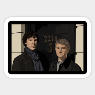 "221B" Sticker